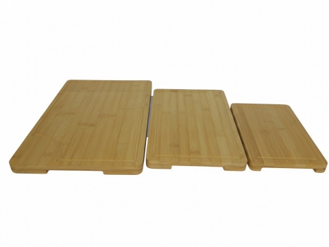 3-piece bamboo cutting board